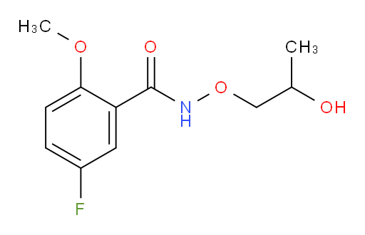 5-fluoro-N-(2-hydroxypropoxy)-2-methoxybenzamide