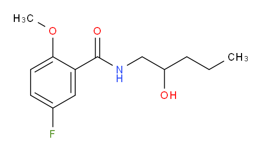 5-fluoro-N-(2-hydroxypentyl)-2-methoxybenzamide