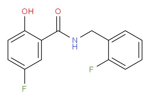 5-fluoro-N-(2-fluorobenzyl)-2-hydroxybenzamide
