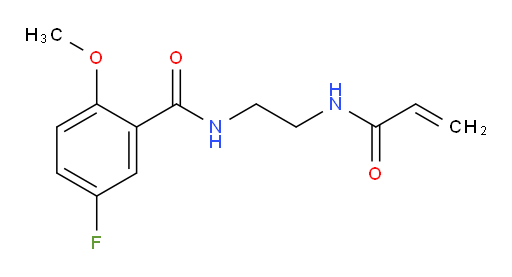 N-(2-acrylamidoethyl)-5-fluoro-2-methoxybenzamide