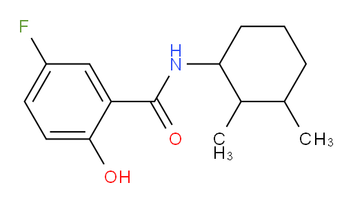 N-(2,3-dimethylcyclohexyl)-5-fluoro-2-hydroxybenzamide