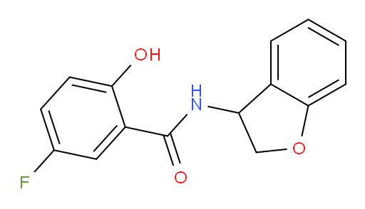 N-(2,3-dihydrobenzofuran-3-yl)-5-fluoro-2-hydroxybenzamide