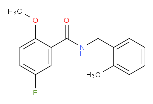 5-fluoro-2-methoxy-N-(2-methylbenzyl)benzamide