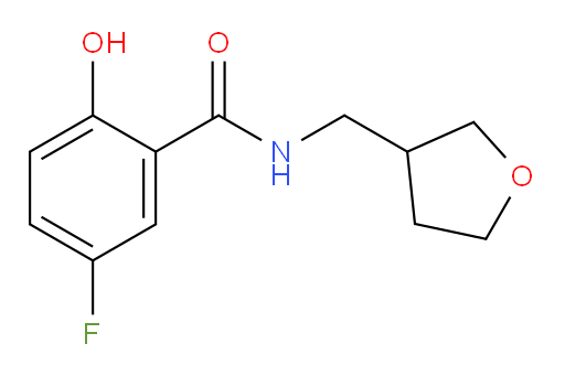5-fluoro-2-hydroxy-N-((tetrahydrofuran-3-yl)methyl)benzamide