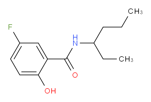 5-fluoro-N-(hexan-3-yl)-2-hydroxybenzamide