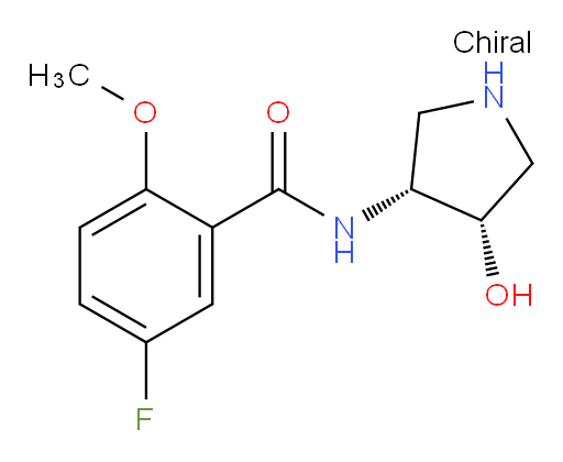5-fluoro-N-((3R,4S)-4-hydroxypyrrolidin-3-yl)-2-methoxybenzamide