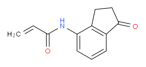 N-(1-oxo-2,3-dihydro-1H-inden-4-yl)acrylamide