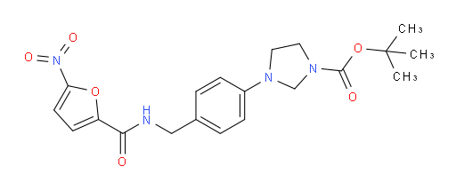 tert-butyl 3-(4-((5-nitrofuran-2-carboxamido)methyl)phenyl)imidazolidine-1-carboxylate