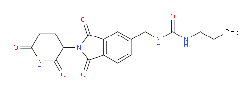 1-((2-(2,6-dioxopiperidin-3-yl)-1,3-dioxoisoindolin-5-yl)methyl)-3-propylurea