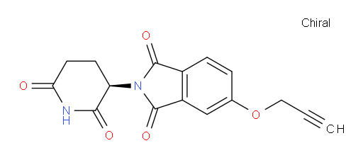 (R)-2-(2,6-dioxopiperidin-3-yl)-5-(prop-2-yn-1-yloxy)isoindoline-1,3-dione