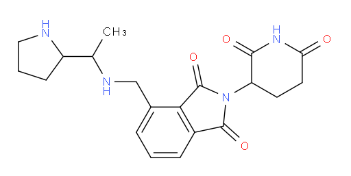 2-(2,6-dioxopiperidin-3-yl)-4-(((1-(pyrrolidin-2-yl)ethyl)amino)methyl)isoindoline-1,3-dione
