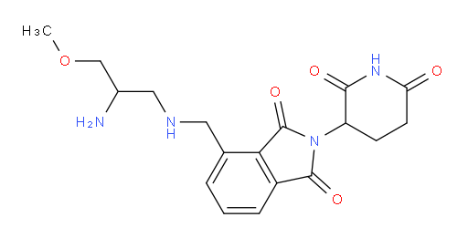 4-(((2-amino-3-methoxypropyl)amino)methyl)-2-(2,6-dioxopiperidin-3-yl)isoindoline-1,3-dione