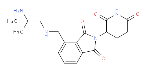 4-(((2-amino-2-methylpropyl)amino)methyl)-2-(2,6-dioxopiperidin-3-yl)isoindoline-1,3-dione