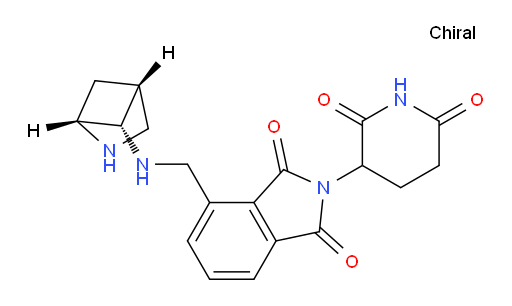 4-(((1R,4R,5S)-2-azabicyclo[2.1.1]hexan-5-ylamino)methyl)-2-(2,6-dioxopiperidin-3-yl)isoindoline-1,3-dione