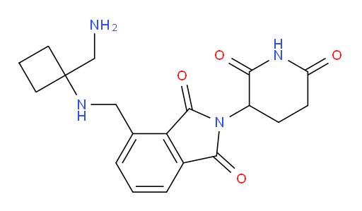 4-(((1-(aminomethyl)cyclobutyl)amino)methyl)-2-(2,6-dioxopiperidin-3-yl)isoindoline-1,3-dione