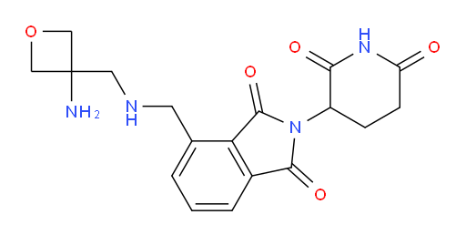4-((((3-aminooxetan-3-yl)methyl)amino)methyl)-2-(2,6-dioxopiperidin-3-yl)isoindoline-1,3-dione
