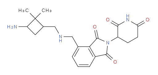 4-((((3-amino-2,2-dimethylcyclobutyl)methyl)amino)methyl)-2-(2,6-dioxopiperidin-3-yl)isoindoline-1,3-dione