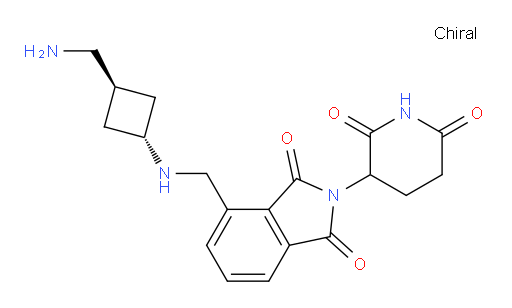 4-((((1r,3r)-3-(aminomethyl)cyclobutyl)amino)methyl)-2-(2,6-dioxopiperidin-3-yl)isoindoline-1,3-dione