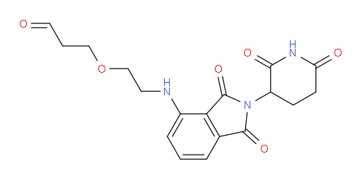 3-(2-((2-(2,6-dioxopiperidin-3-yl)-1,3-dioxoisoindolin-4-yl)amino)ethoxy)propanal