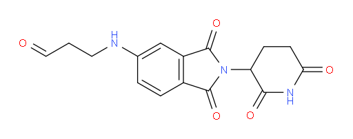 3-((2-(2,6-dioxopiperidin-3-yl)-1,3-dioxoisoindolin-5-yl)amino)propanal