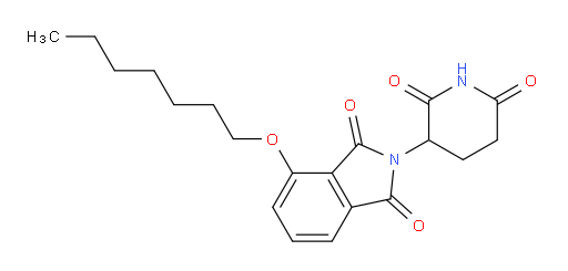 2-(2,6-dioxopiperidin-3-yl)-4-(heptyloxy)isoindoline-1,3-dione