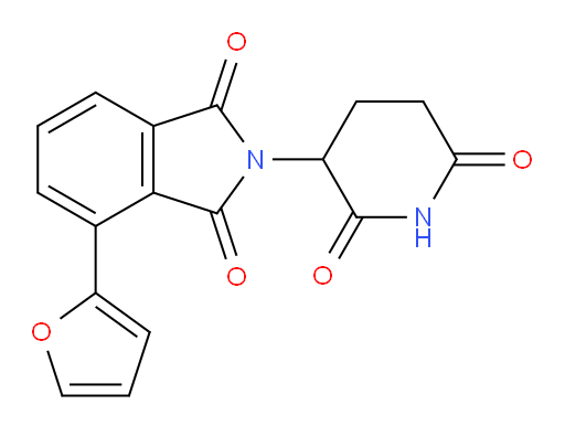2-(2,6-dioxopiperidin-3-yl)-4-(furan-2-yl)isoindoline-1,3-dione