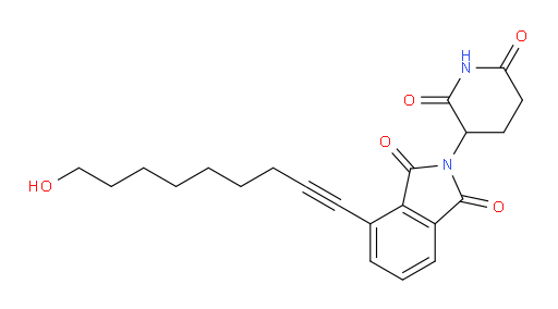 2-(2,6-dioxopiperidin-3-yl)-4-(9-hydroxynon-1-yn-1-yl)isoindoline-1,3-dione