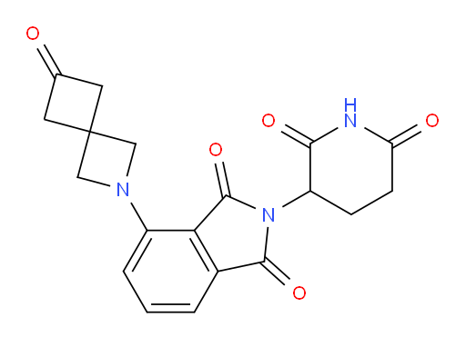 2-(2,6-dioxopiperidin-3-yl)-4-(6-oxo-2-azaspiro[3.3]heptan-2-yl)isoindoline-1,3-dione