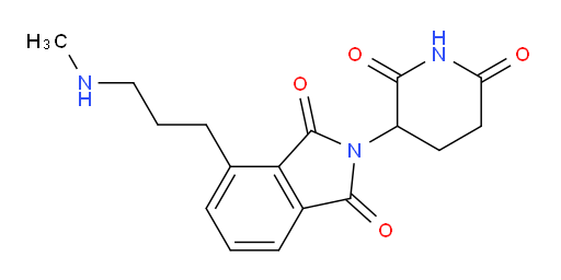 2-(2,6-dioxopiperidin-3-yl)-4-(3-(methylamino)propyl)isoindoline-1,3-dione