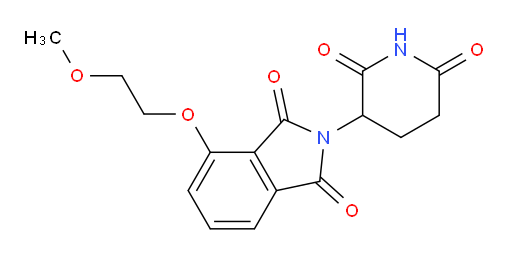 2-(2,6-dioxopiperidin-3-yl)-4-(2-methoxyethoxy)isoindoline-1,3-dione