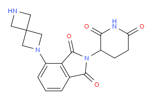 2-(2,6-dioxopiperidin-3-yl)-4-(2,6-diazaspiro[3.3]heptan-2-yl)isoindoline-1,3-dione