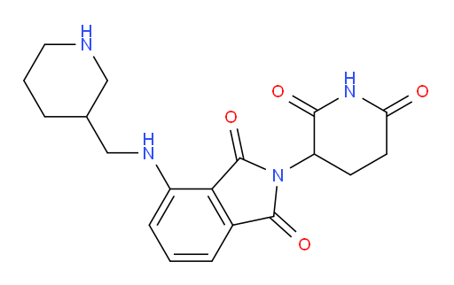 2-(2,6-dioxopiperidin-3-yl)-4-((piperidin-3-ylmethyl)amino)isoindoline-1,3-dione