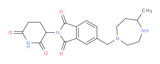 2-(2,6-dioxopiperidin-3-yl)-5-((5-methyl-1,4-diazepan-1-yl)methyl)isoindoline-1,3-dione