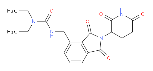 3-((2-(2,6-dioxopiperidin-3-yl)-1,3-dioxoisoindolin-4-yl)methyl)-1,1-diethylurea