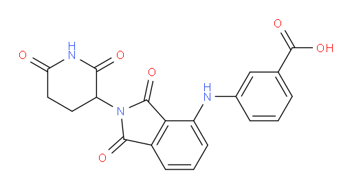 3-((2-(2,6-dioxopiperidin-3-yl)-1,3-dioxoisoindolin-4-yl)amino)benzoic acid