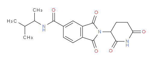 2-(2,6-dioxopiperidin-3-yl)-N-(3-methylbutan-2-yl)-1,3-dioxoisoindoline-5-carboxamide