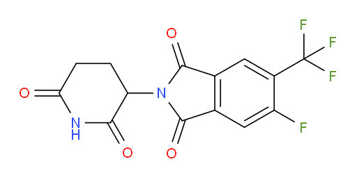 2-(2,6-dioxopiperidin-3-yl)-5-fluoro-6-(trifluoromethyl)isoindoline-1,3-dione