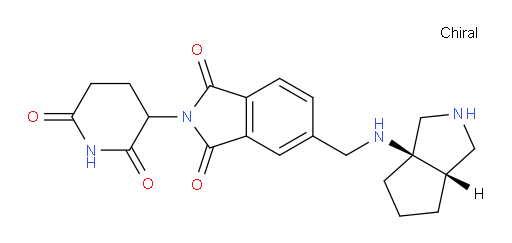 2-(2,6-dioxopiperidin-3-yl)-5-((((3aR,6aS)-octahydrocyclopenta[c]pyrrol-3a-yl)amino)methyl)isoindoline-1,3-dione