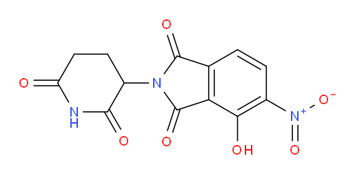 2-(2,6-dioxopiperidin-3-yl)-4-hydroxy-5-nitroisoindoline-1,3-dione