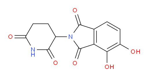 2-(2,6-dioxopiperidin-3-yl)-4,5-dihydroxyisoindoline-1,3-dione