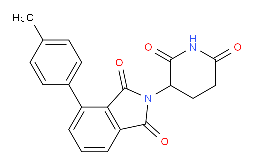2-(2,6-dioxopiperidin-3-yl)-4-(p-tolyl)isoindoline-1,3-dione