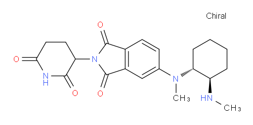 2-(2,6-dioxopiperidin-3-yl)-5-(methyl((1R,2R)-2-(methylamino)cyclohexyl)amino)isoindoline-1,3-dione
