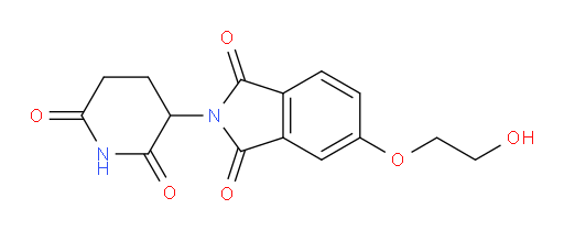 2-(2,6-dioxopiperidin-3-yl)-5-(2-hydroxyethoxy)isoindoline-1,3-dione