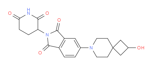 2-(2,6-dioxopiperidin-3-yl)-5-(2-hydroxy-7-azaspiro[3.5]nonan-7-yl)isoindoline-1,3-dione