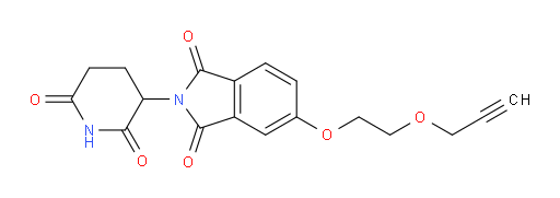 2-(2,6-dioxopiperidin-3-yl)-5-(2-(prop-2-yn-1-yloxy)ethoxy)isoindoline-1,3-dione