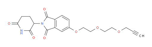 2-(2,6-dioxopiperidin-3-yl)-5-(2-(2-(prop-2-yn-1-yloxy)ethoxy)ethoxy)isoindoline-1,3-dione