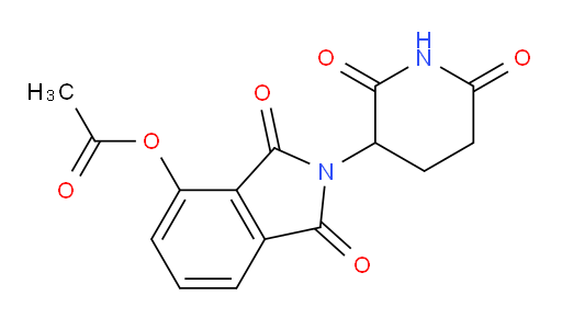 2-(2,6-dioxopiperidin-3-yl)-1,3-dioxoisoindolin-4-yl acetate