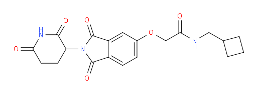 N-(cyclobutylmethyl)-2-((2-(2,6-dioxopiperidin-3-yl)-1,3-dioxoisoindolin-5-yl)oxy)acetamide
