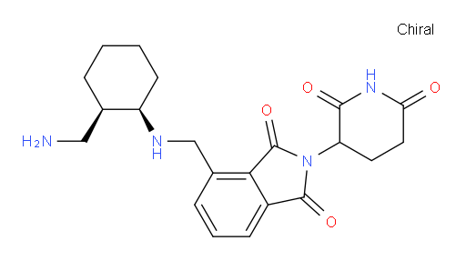 4-((((1R,2R)-2-(aminomethyl)cyclohexyl)amino)methyl)-2-(2,6-dioxopiperidin-3-yl)isoindoline-1,3-dione