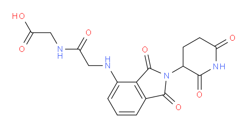 2-(2-((2-(2,6-dioxopiperidin-3-yl)-1,3-dioxoisoindolin-4-yl)amino)acetamido)acetic acid